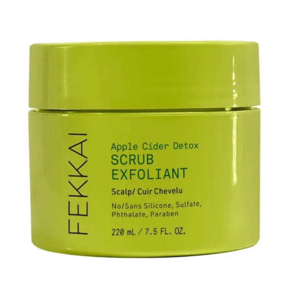 FEKKAI Apple Cider Detox Scrub Exfoliant - Scalp Pre-Wash, 7.5 fl oz / 220 ml